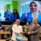 Rektor Institut Agama Islam Negeri (IAIN) Langsa, Prof. Dr. Ismail Fahmi Arrauf Nasution, MA saat penandatanganan MoU antara Institut Agama Islam Negeri (IAIN) Langsa dengan Zarqa University Jordan, di Gedung Auditorium Perpustakaan Lt.4, Kampus Jakabaring UIN Raden Fatah Palembang, Selasa (23/1). Waspada/ist