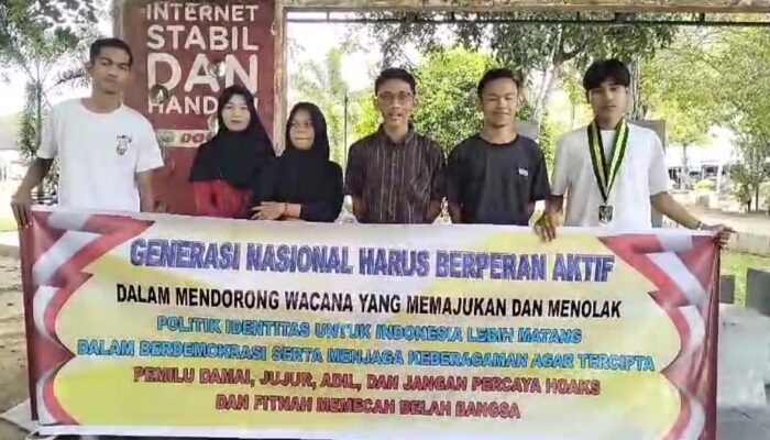 Kelompok Pemuda Kota Langsa Deklarasikan Pemilu Damai