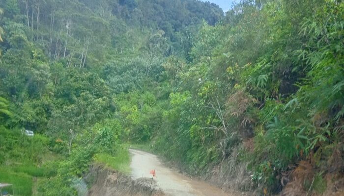 Swakelola Pemeliharaan Jalan Kecamatan Siempat Nempu Hilir Tak Selesai Dikerjakan