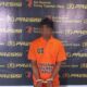 JBKH, 32, warga Taput terduga pelaku pencabulan dua anak di bawah umur di ahan di Mapolres Taput, Rabu (24/1). Waspada/ist