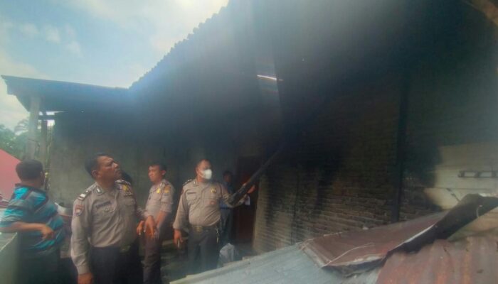 Satu Rumah Hangus Terbakar Di P.Siantar