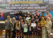 Atlet SBC Abdya Sumbang 3 Medali Kejuaraan Bulutangkis