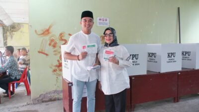 Plt. Bupati Labuhanbatu Gunakan Hak Suara