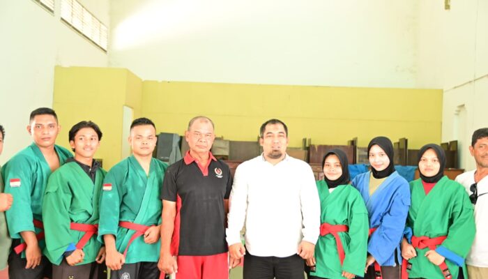 Pj Bupati Aceh Besar Kunjungi Pelatda Kurash