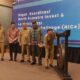 Sekda Sumut, Arief S Trinugroho didampingi Deputi Kepala Perwakilan BI Sumut Yura A Djalins, Ketua KADIN Sumut, membuka Rapat Koordinasi North Sumatera Invest dan Launching NSI Investment Challenge (NIce) 2024 di Hotel Santika Diyandra & Convention Medan, Senin (26/2).