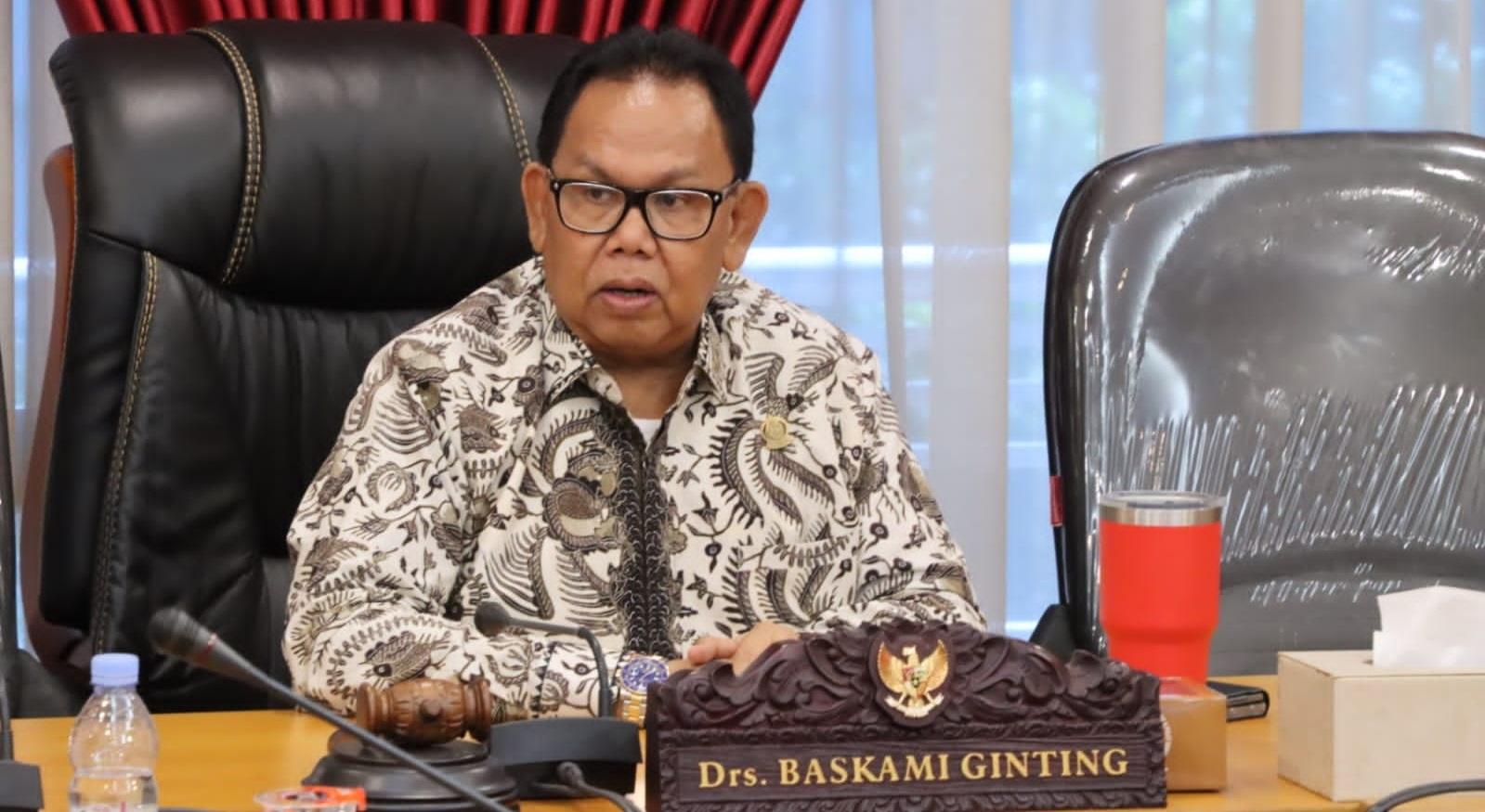 KETUA DPRD Sumut Baskami Ginting semasa hidup. Waspada/Ist