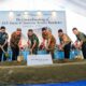 WALI Kota Medan Bobby Nasution melakukan groundbreaking pembangunan gedung STA Tower dan Somerset Serviced Residence, di Jalan P. Diponegoro, Medan Polonia, Senin (5/2/2024). Waspada/Ist