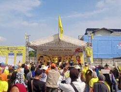 Ribuan Masyarakat Hadiri Kampanye Akbar Helmax Alex Tampubolon Di Medan Marelan