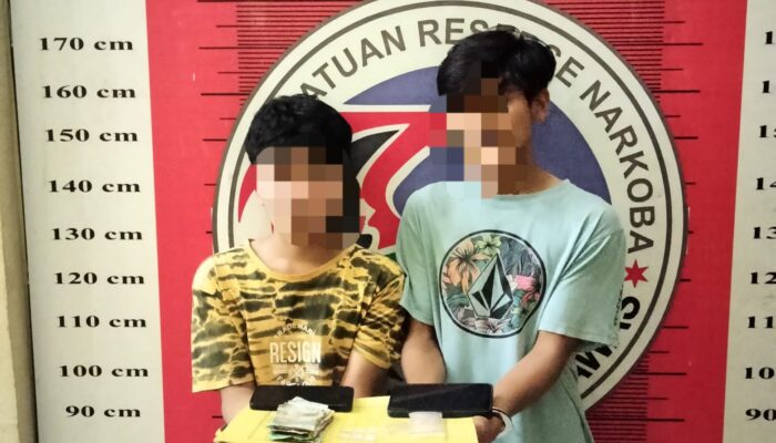 Polisi Palas Amankan Dua Tersangka Diduga Pengedar Sabu