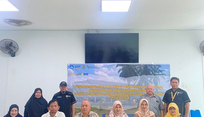 Fakultas Kehutanan USU Gelar Coaching Penyusunan Proposal PKM