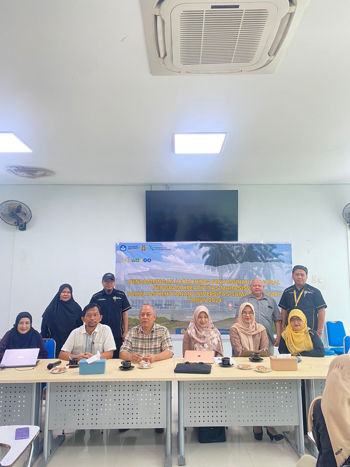 Fakultas Kehutanan USU Gelar Coaching Penyusunan Proposal PKM