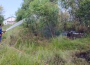 Setengah Hektar Lahan Terbakar Di Peukan Bada