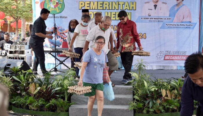 Penuhi Ketersediaan Kebutuhan Pokok Jelang Imlek, Pemko Medan Gelar Pasar Murah