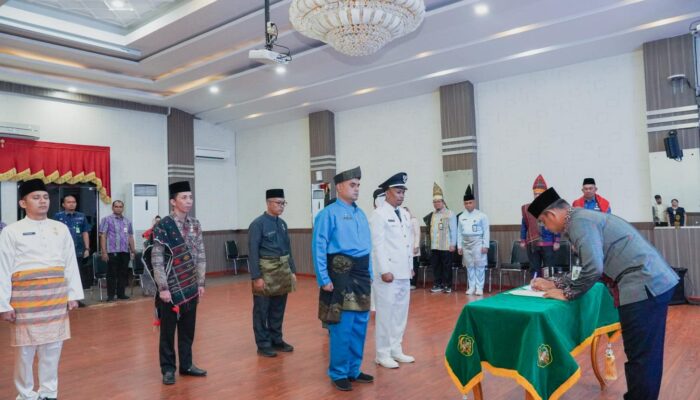 Sekda Lantik 7 Pejabat Manajerial, Laksanakan Fakta Integritas Dan Jalankan Birokrasi Dengan Benar
