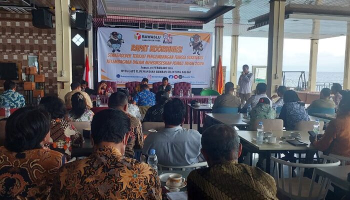 Bawaslu Toba Gelar Rakor Pengembangan Fungsi Strategis Kelembagaan Bersama Stakeholder