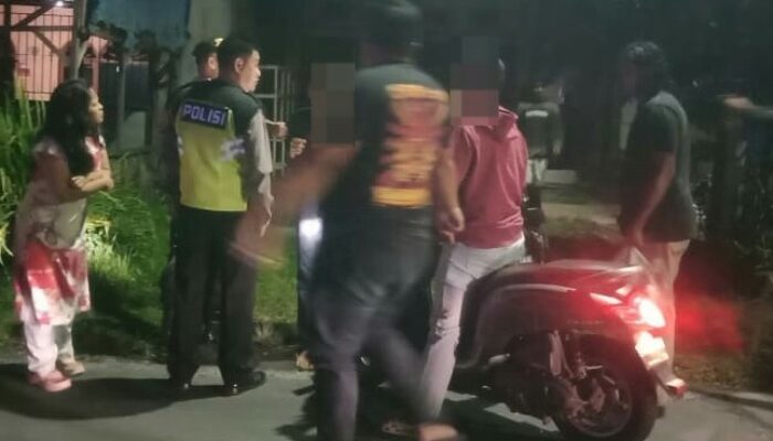 Polres P. Siantar Amankan 2 Pemuda Dan 2 Samurai