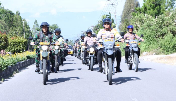 Jelang Pemilu, Kapolres Bener Meriah Patroli Bersama TNI