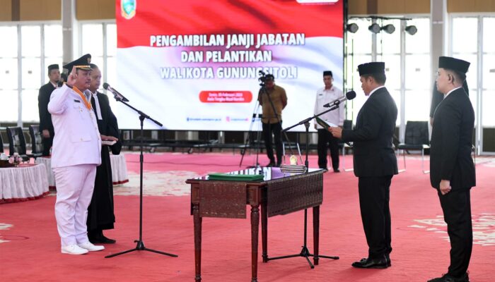 Sowa’a Laoli Dilantik Jadi Wali Kota Gunungsitoli