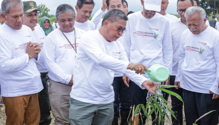 Penanaman Pohon Dan Pembangunan Kebun Raya Bambu Di Magetan Wujudkan Keberlanjutan Lingkungan