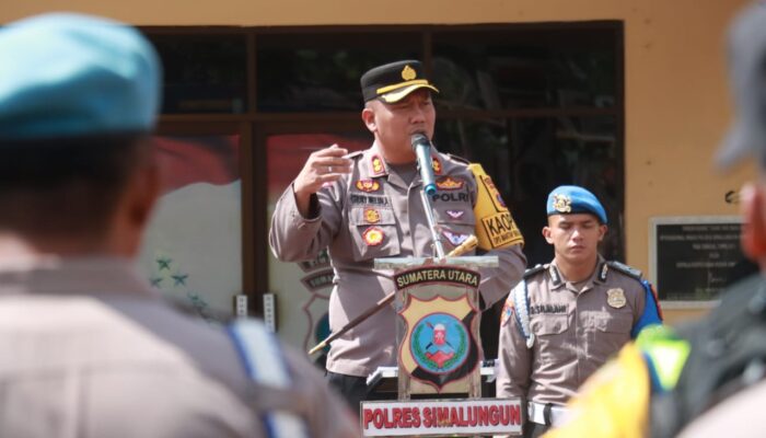 Kapolres Simalungun Pastikan Pemilu Tertib, Aman Dan Lancar