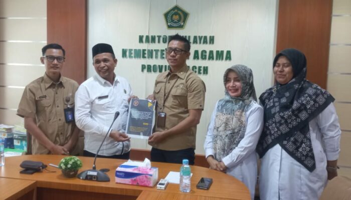 BNPT RI Audiensi Ke Kanwil Kemenag Aceh