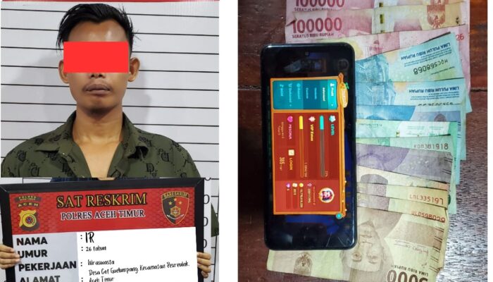 Pelaku Judi Online Diringkus