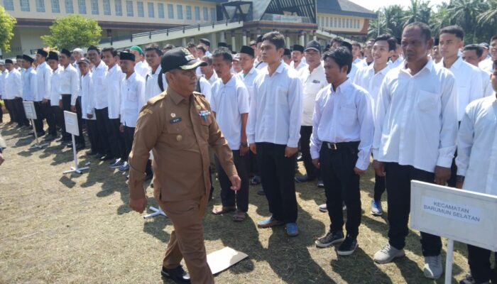 Pemkab Palas Kukuhkan 1.602 Personel Satlinmas Desa Dan Kelurahan