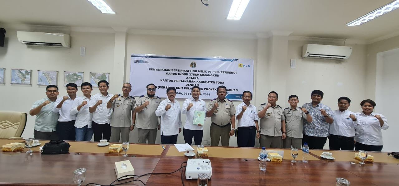 Bersama Kantah Toba, PLN UIP SBU Selamatkan Aset Seluas 53.089 m2