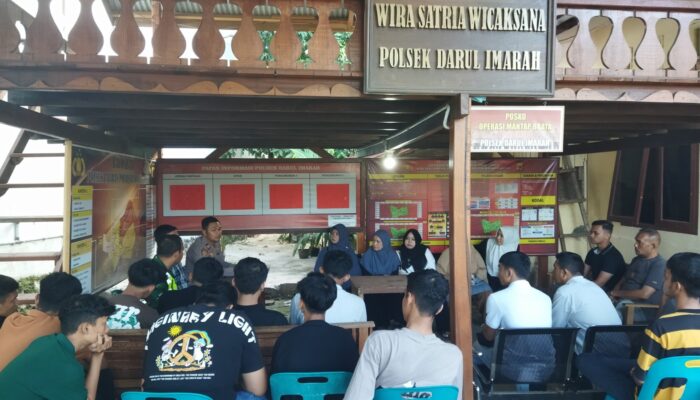 Polsek Darul Imarah Kembalikan Remaja Terduga Pelaku Balap Liar