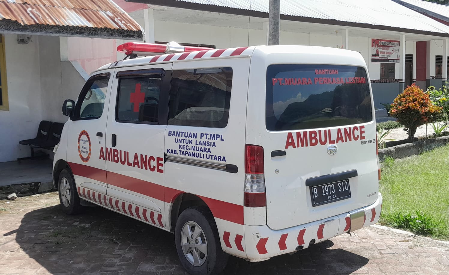 Puskesmas Muara Dapat Bantuan Ambulans