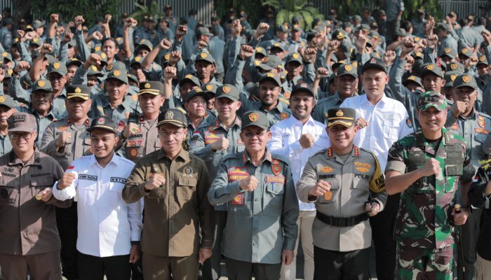 1.832 Anggota Satlinmas Amankan Pemilu Serentak Di Banda Aceh