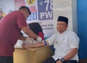 Peringati HPN Dan HUT PWI, Pj Bupati Aceh Tengah Donor Darah