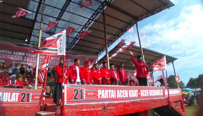 Kampanye Akbar PA Nagan Dimeriahkan Artis Aceh Dan Pawai Betor