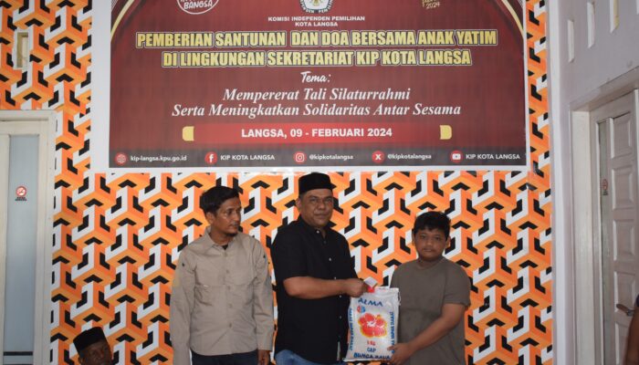 KIP Langsa Santuni Anak Yatim Dan Gelar Doa Bersama