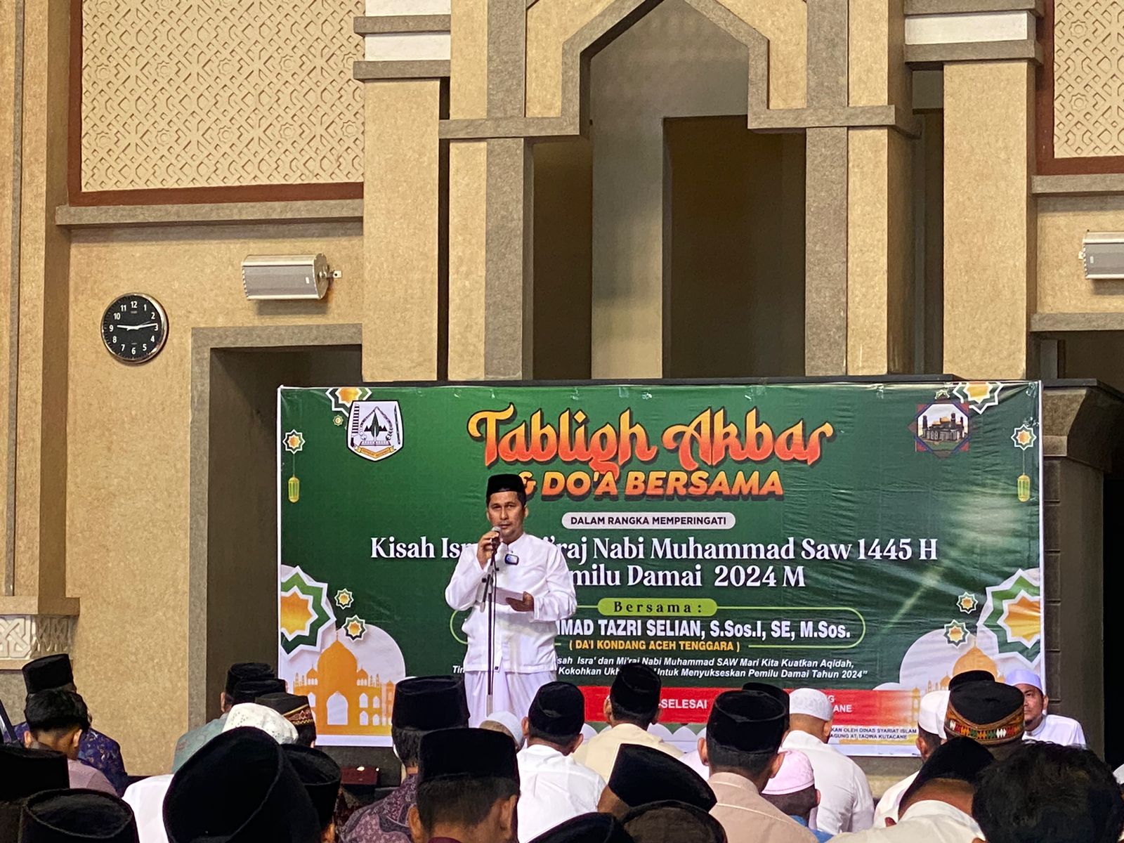 Pemkab Agara Gelar Isra Mikraj Dan Zikir Doakan Pemilu Damai