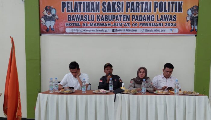Bawaslu Palas Bekali Saksi Parpol Antisipasi Kecurangan Pemilu
