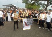 Ribuan Warga Gerak Jalan Santai Gemoy Di Lingkaran Waduk Pusong