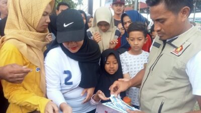 Ribuan Warga Gerak Jalan Santai Gemoy Di Lingkaran Waduk Pusong