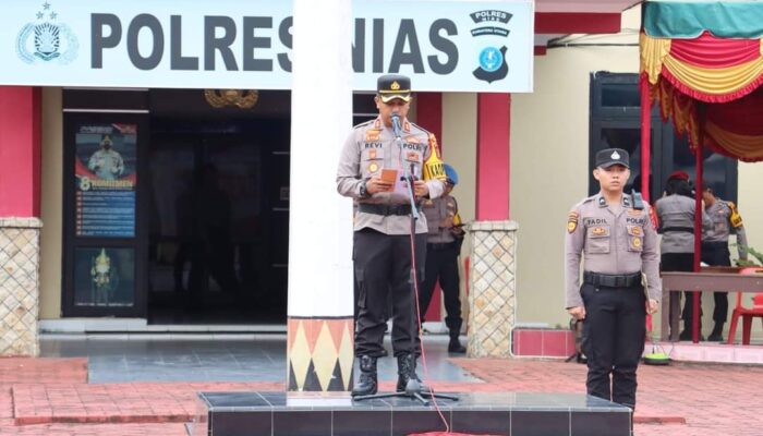 Polres Nias Mulai Geser 157 Personel PAM Pemilu 