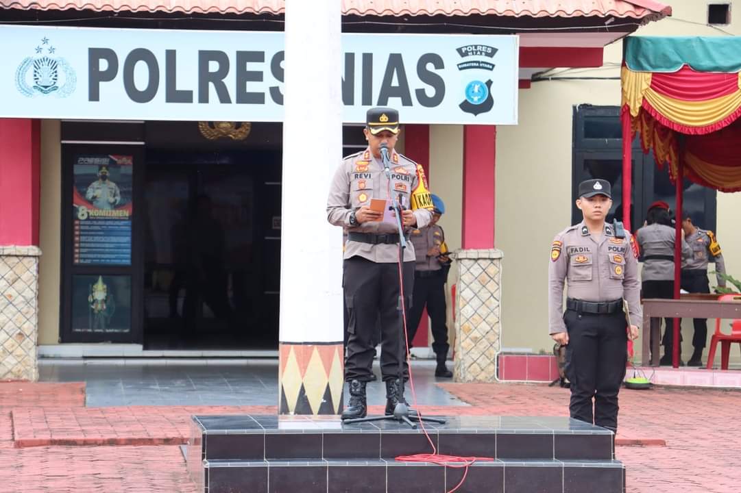 Polres Nias Mulai Geser 157 Personel PAM Pemilu 