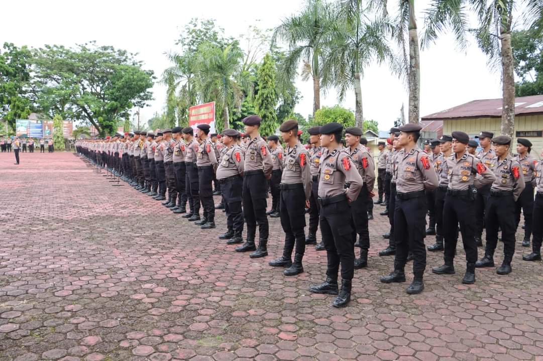 Polres Nias Mulai Geser 157 Personel PAM Pemilu 