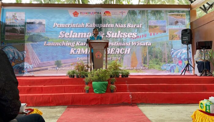 PLN Alirkan Listrik Di Objek Wisata Pantai Kamadu Nias Barat