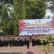 Kapolres Langkat Pimpin Apel Pergeseran Pasukan Pengamanan TPS 