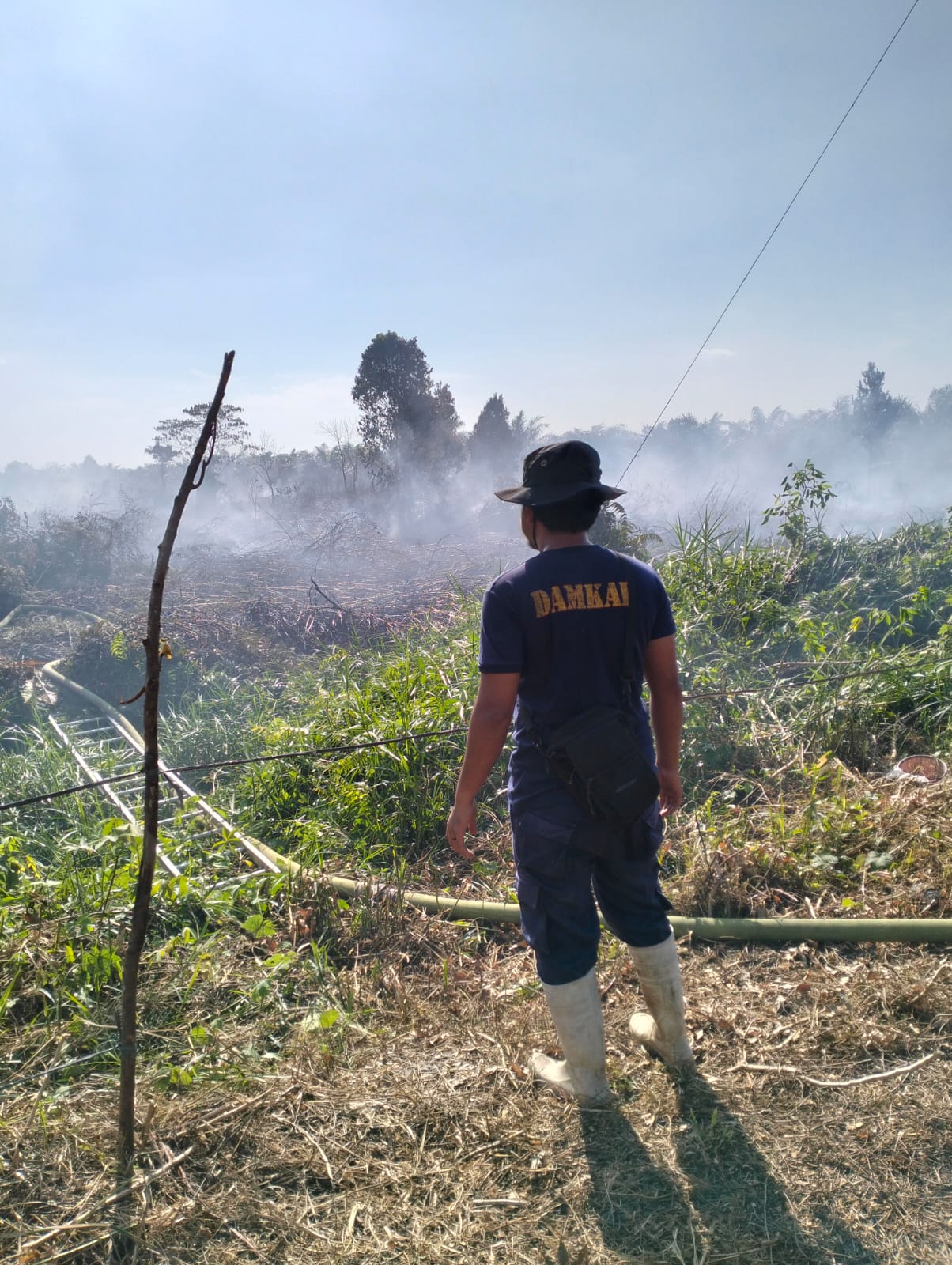 Satu Hektar Lahan Terbakar Di Lapang