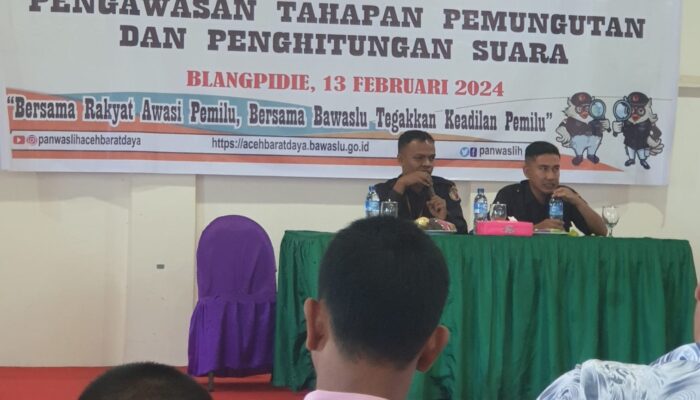Terkait Pengawasan Pemilu, Panwaslih Abdya Gandeng Awak Media