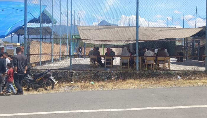 Masyarakat Kampung Lukup Sabun Antusias Datangi TPS