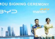 Perkuat Ekosistem Kendaraan Listrik di Indonesia, Bank Mandiri Teken MoU dengan BYD