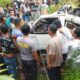 Tiang PLN Tumbang Timpa Pikap, Sopir Tewas