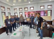 Kapolres Padang Lawas Cek Logistik Pemilu Di Sejumlah PPK