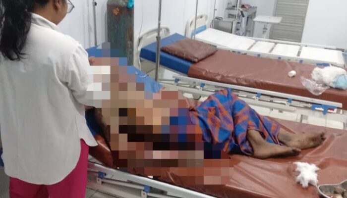 Polsek Labuhanruku Amankan Terduga Pembacok Yang Diamuk Massa